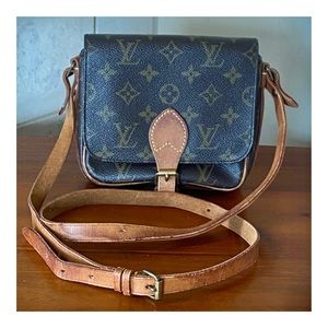 🥳🥳AUTHENTIC LOUIS VUITTON CARTOUCHIERE PM SHOULDER CROSSBODY BAG MONOGRAM
